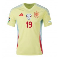 Camiseta España Lamine Yamal #19 Segunda Equipación Replica Eurocopa 2024 mangas cortas